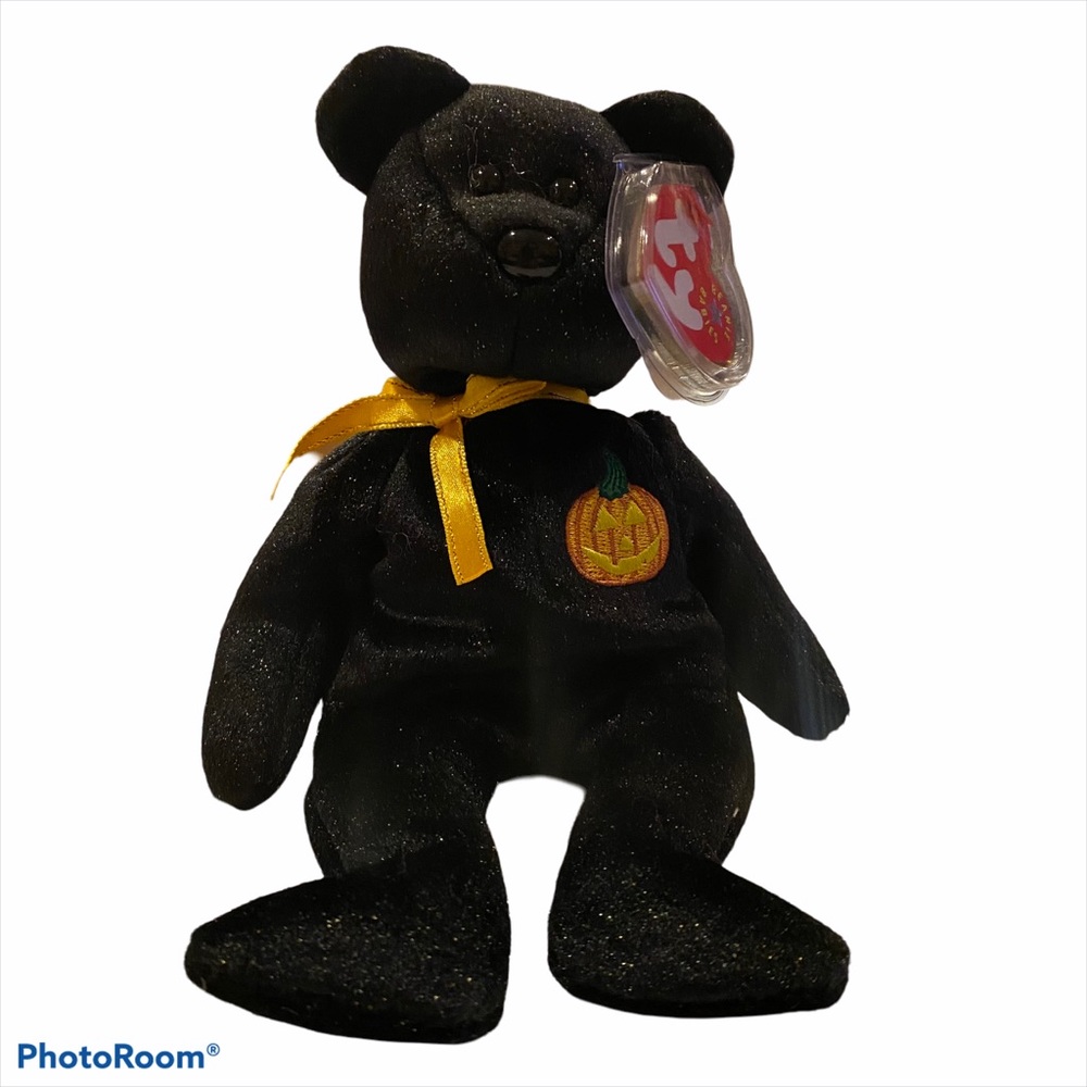 🎃 Ty Original Beanie Baby Haunt Bear 2001 Just in time for Halloween
